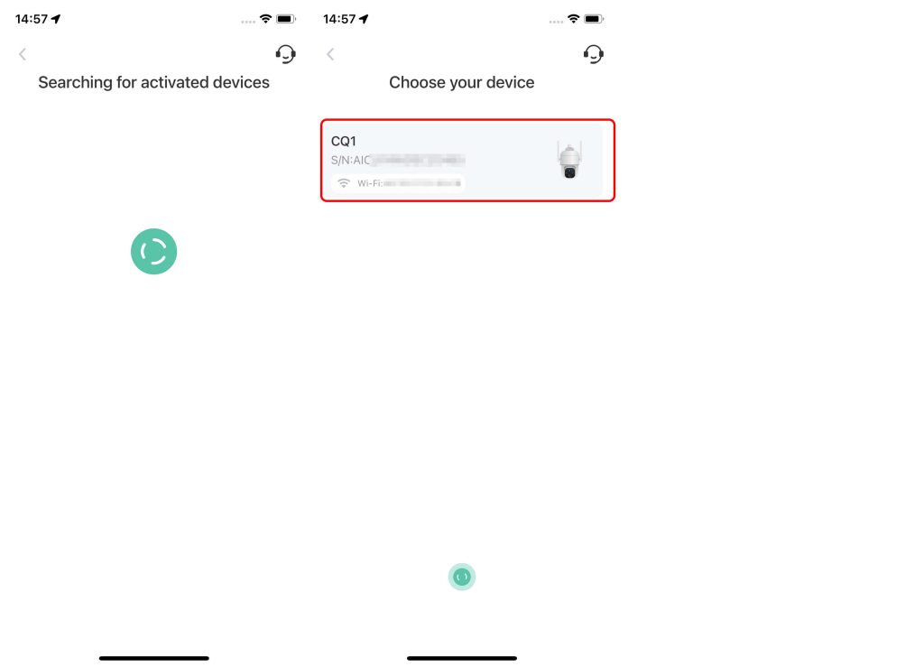 Connecting the VicoHome Camera